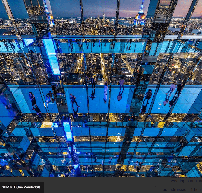 An immersive experience atop Midtown Manhattan's tallest commercial skyscraper
								